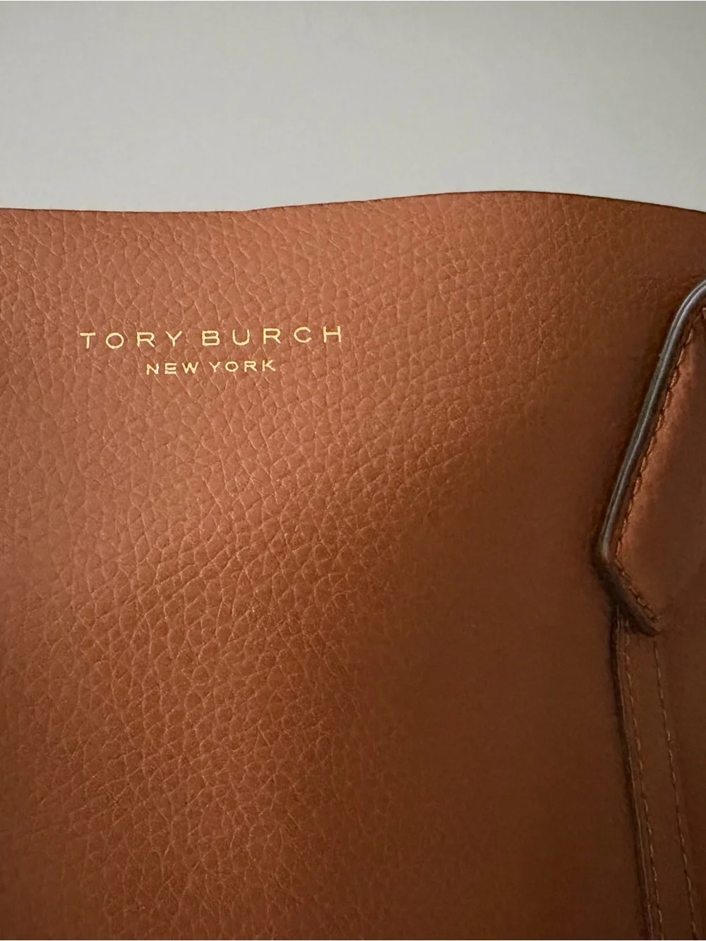 Tory Burch Cognac Leather Perry Tote